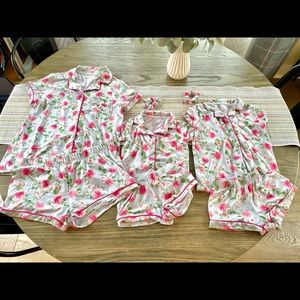 Mommy and Me matching pajamas set